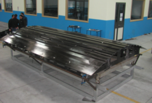 Composite tool for inner mould line stiffened panel